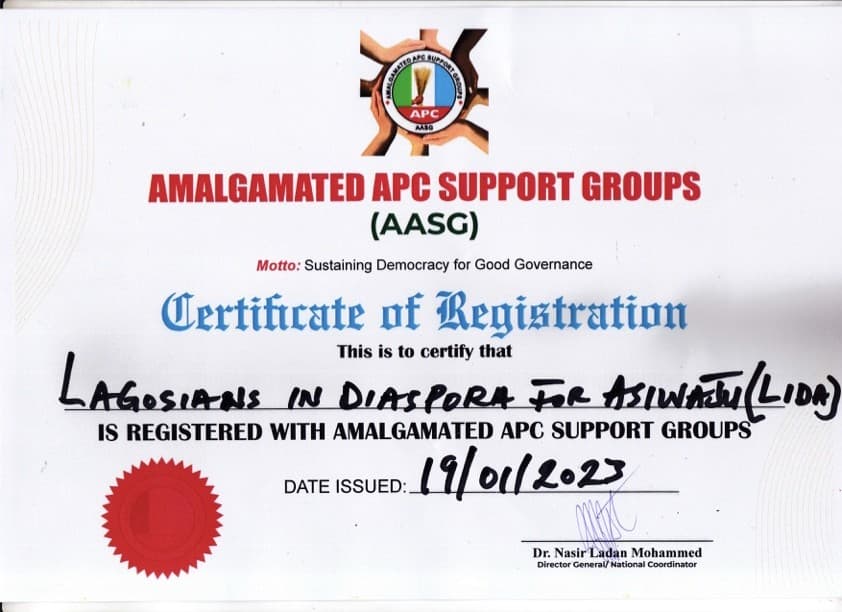 Certificate of Registration